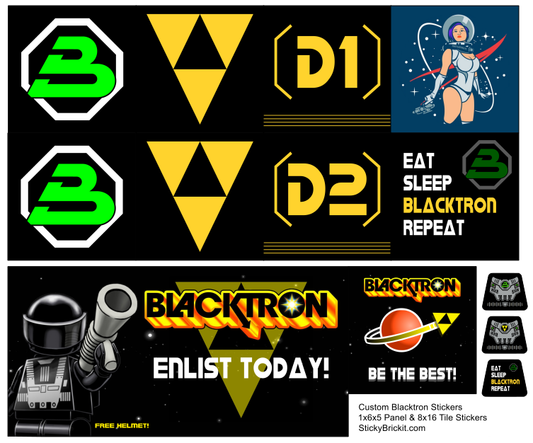 Blacktron: Panel Stickers (BT-04)