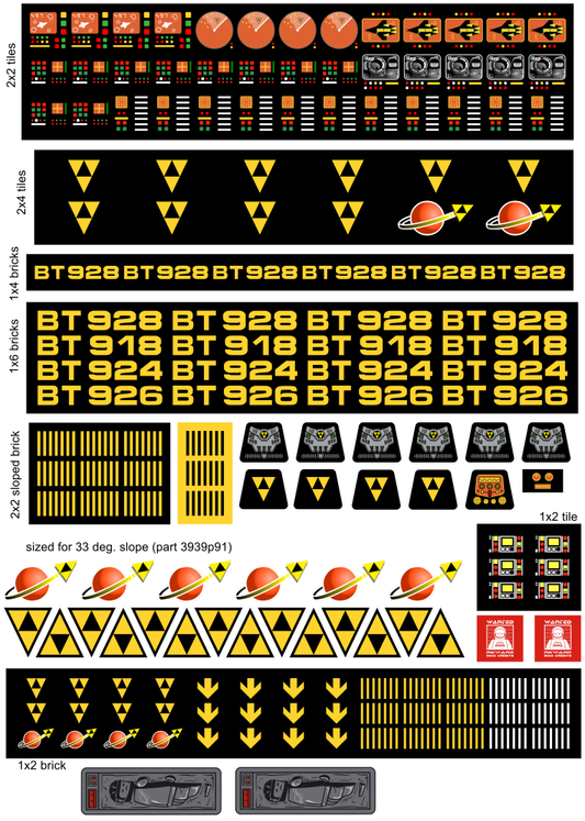Blacktron: 10497 Galaxy Explorer - Blacktron Style! (BT-06)