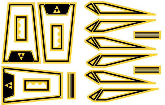 BT Stickers for Galaxy Explorer Canopy / Cockpit (BT-12)