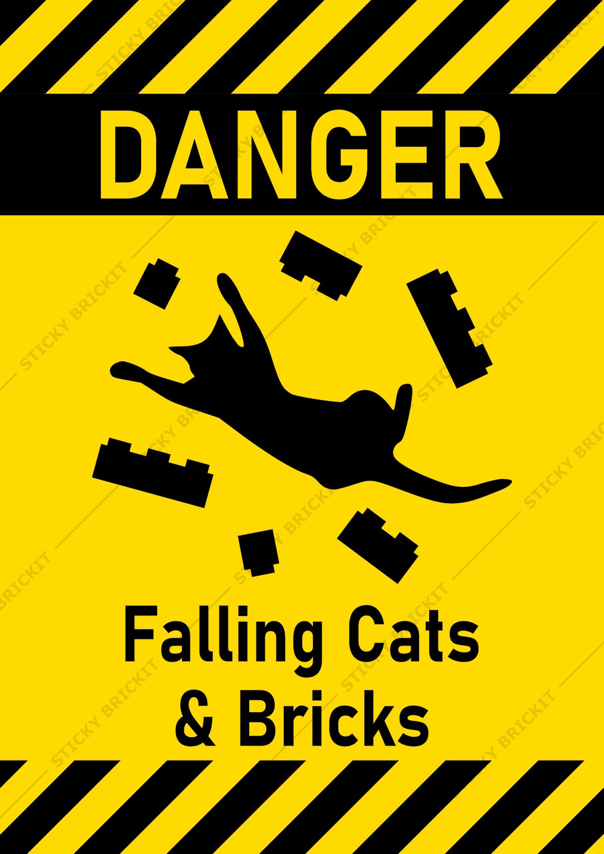 Beware Falling Cats & Bricks!