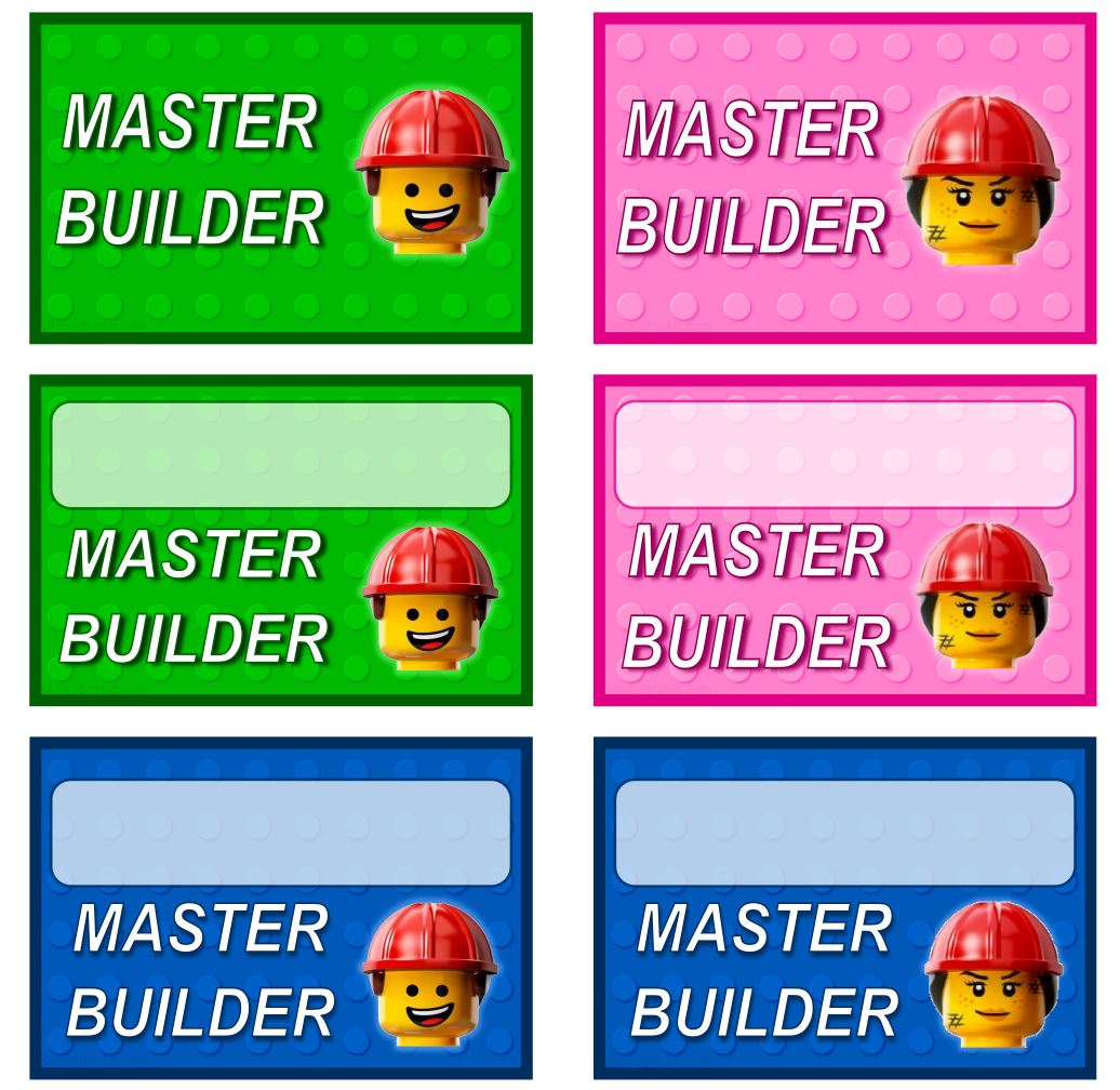 Master Builder ID Badges