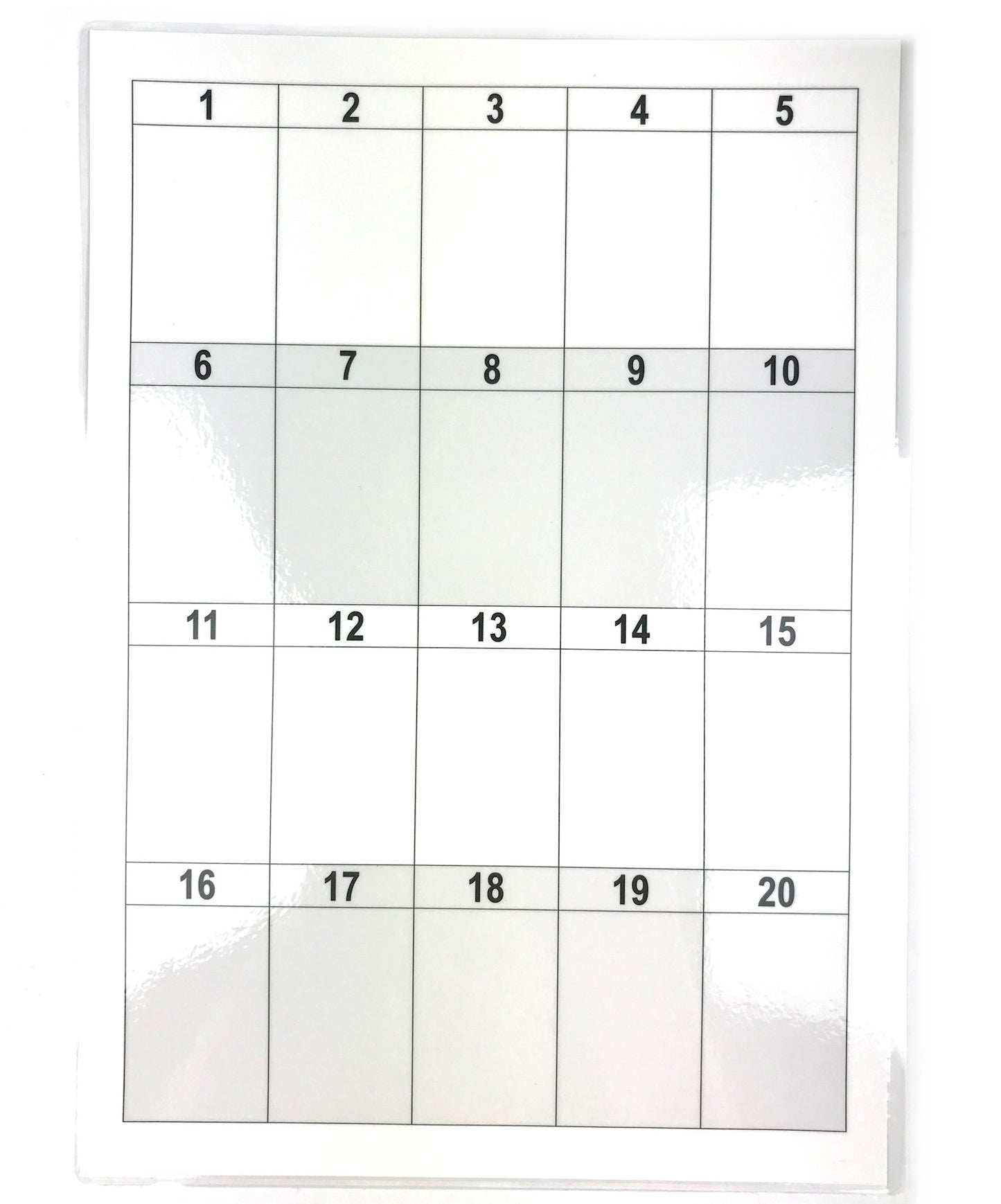 Minifigure ID Matrix Sheet