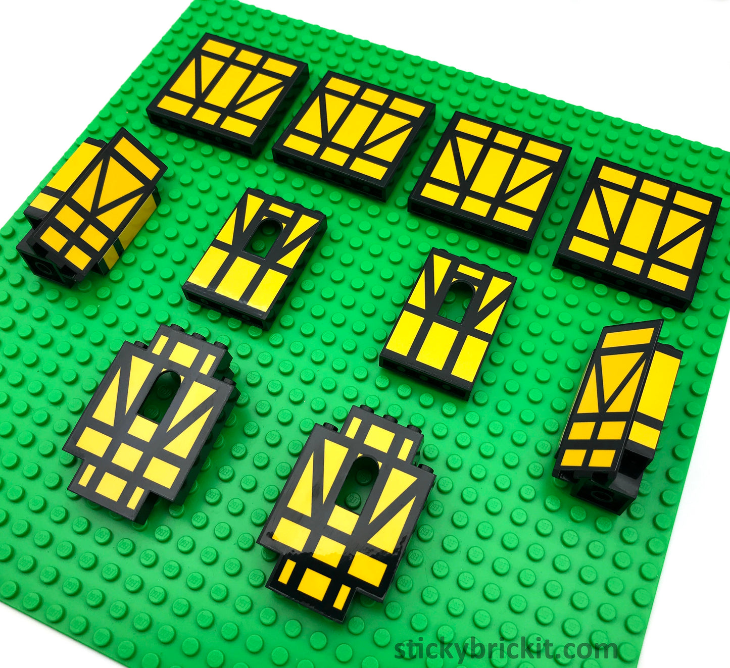 Custom Stickers for Parts 4444, 2345 & 60808 (CASTLE-SFP-02)