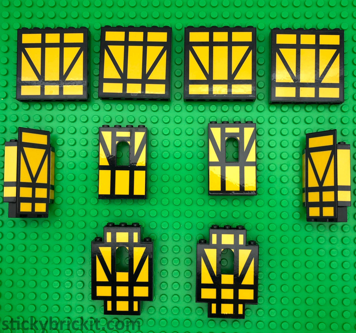Custom Stickers for Parts 4444, 2345 & 60808 (CASTLE-SFP-02)