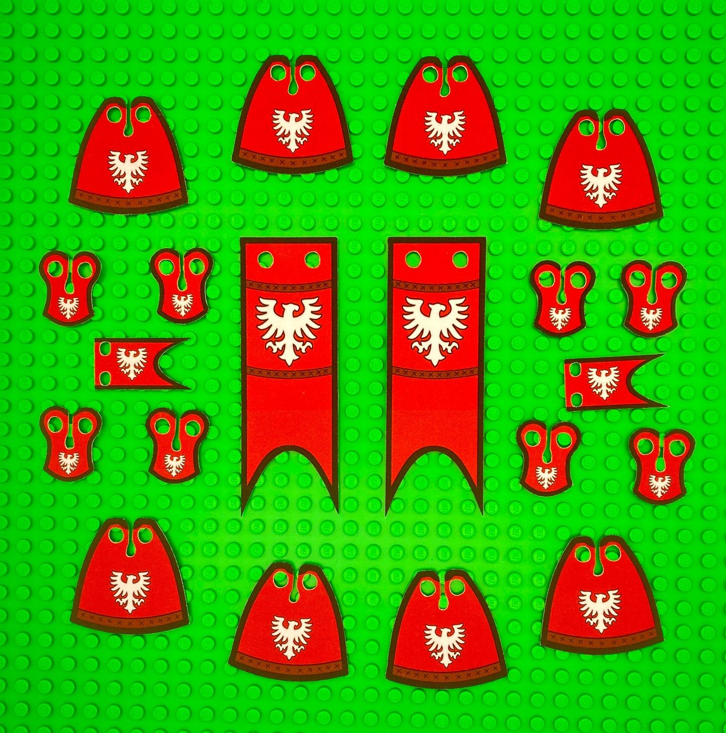Red Falcons: Custom Cloaks, Pauldrons & Banners (CASTLE-RF-01-REG)