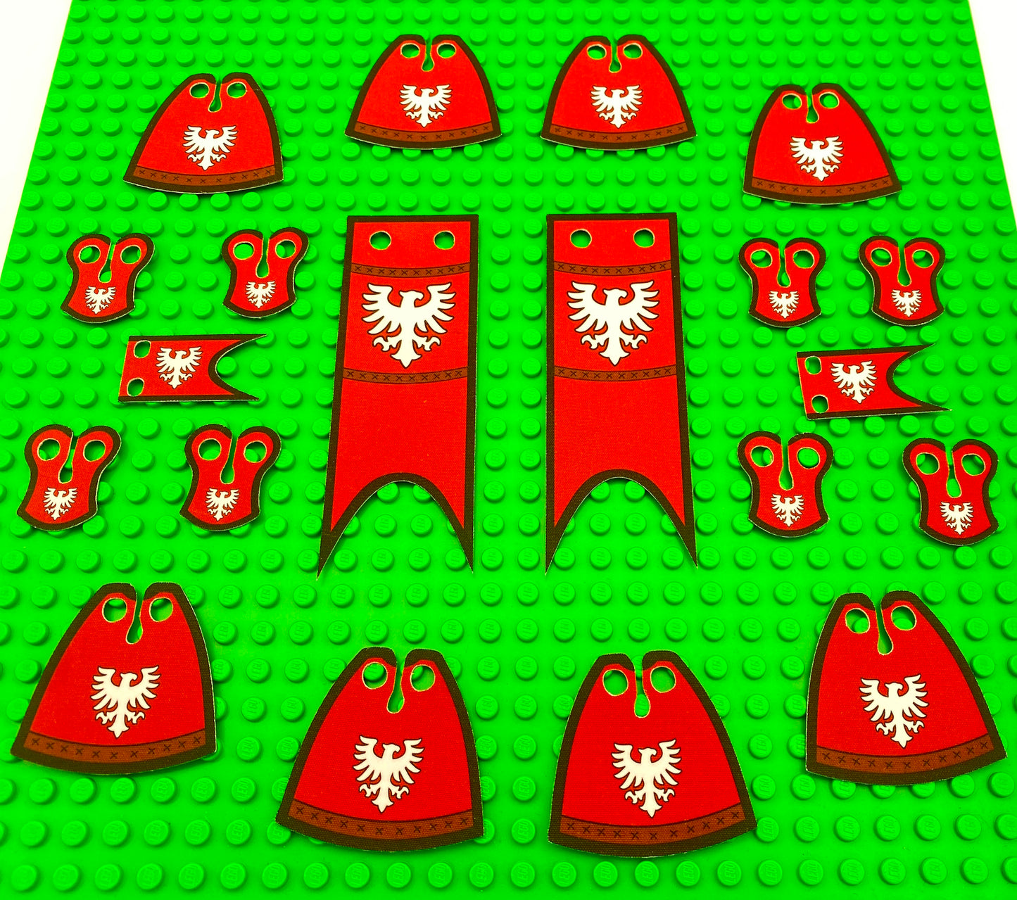 Red Falcons: Custom Cloaks, Pauldrons & Banners (CASTLE-RF-01-REG)