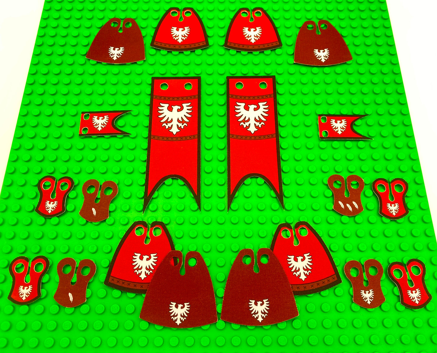 Red Falcons: Custom Cloaks, Pauldrons & Banners (CASTLE-RF-01-REG)