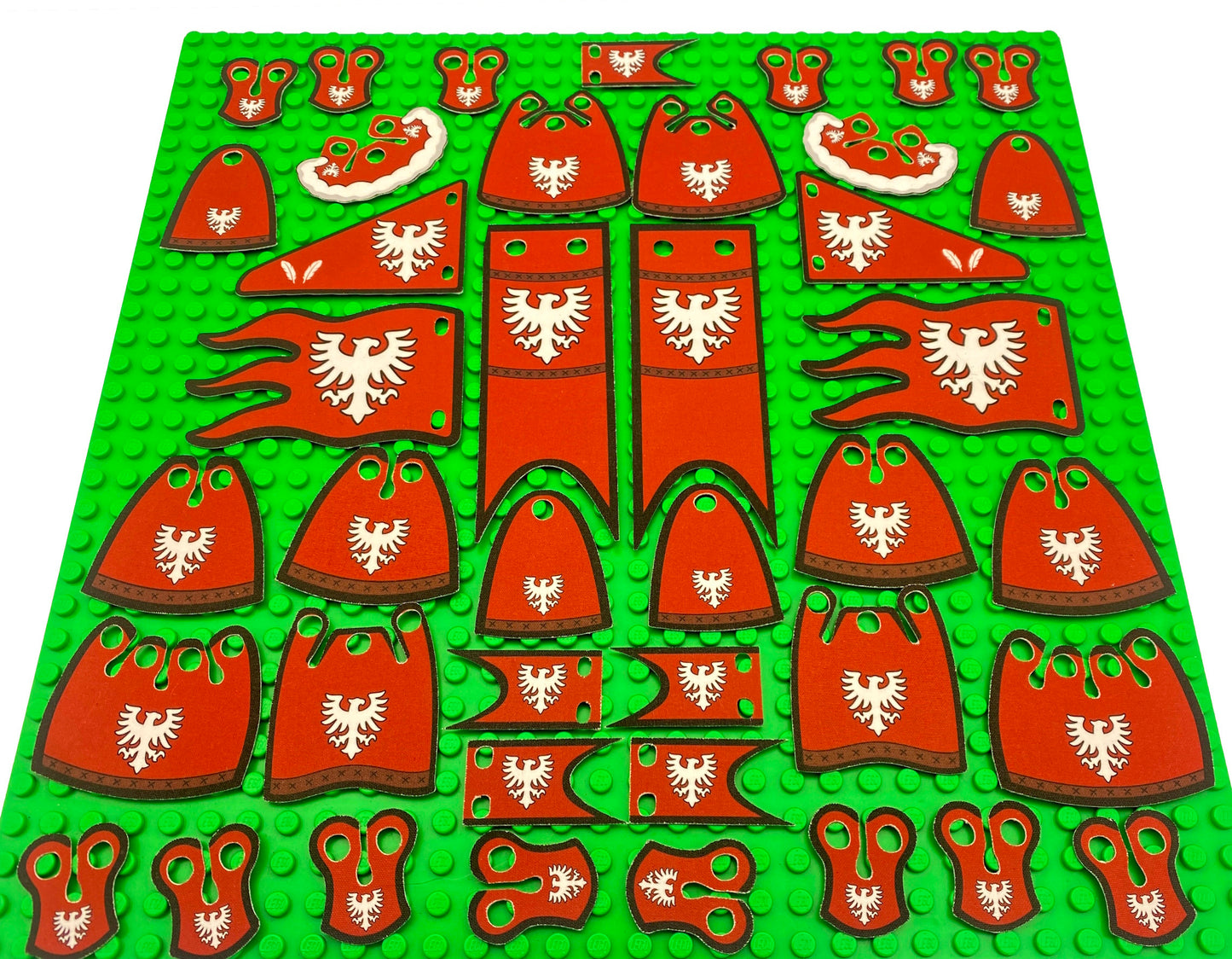 Red Falcons: Custom Cloaks, Pauldrons & Banners (CASTLE-RF-01-EXT)