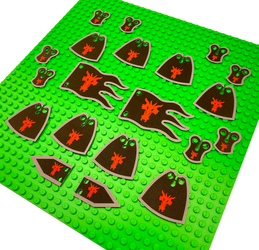 Red Dragons: Custom Cloaks, Pauldrons & Banners (CASTLE-RD-01-REG)