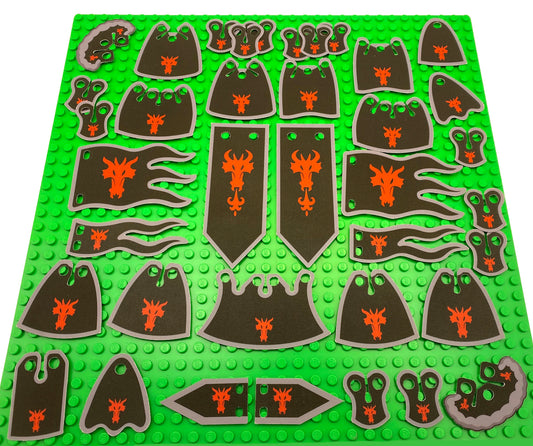 Red Dragons: Custom Cloaks, Pauldrons & Banners (CASTLE-RD-01-EXT)