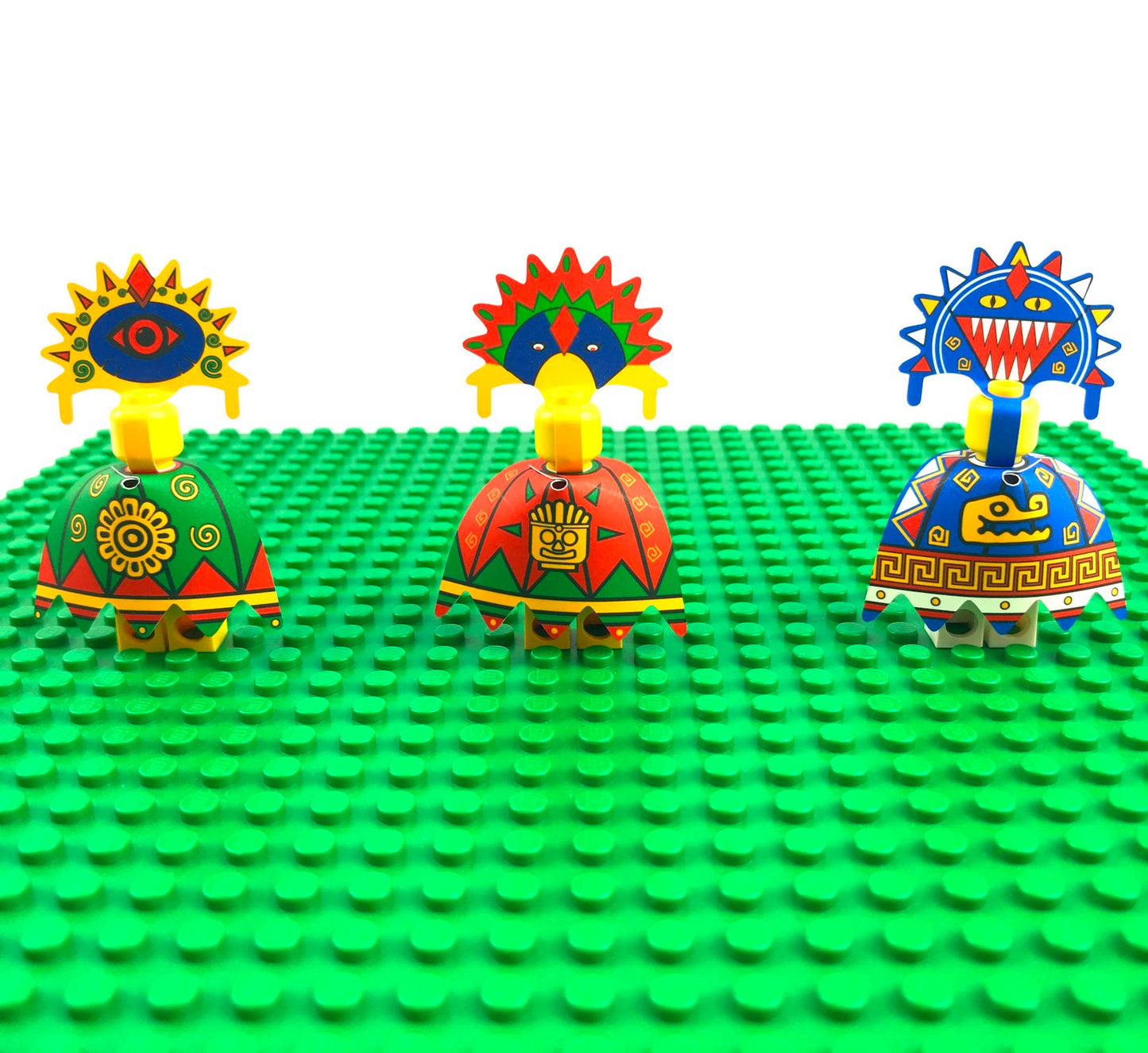 Achu-Style Aztec Capes, Banners & Headdresses (AZTEC-01)