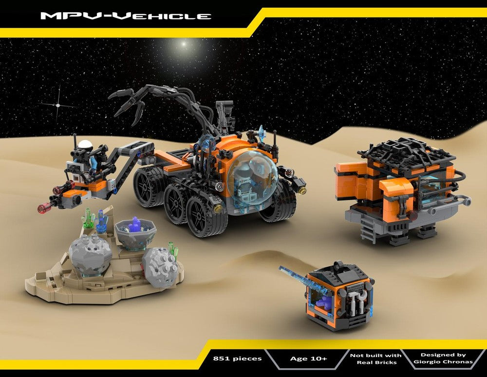 Space & Blacktron MOC Instructions (Some Free!)