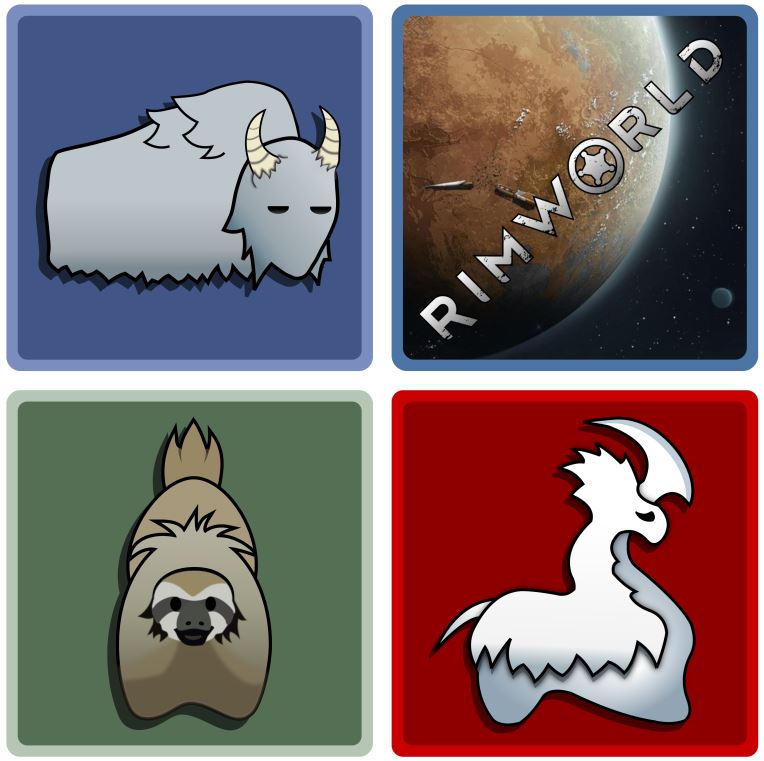 RimWorld: Coaster Stickers (RW-08)