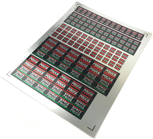 Space Police: Metallic Logo Stickers (SPOLICE-02)