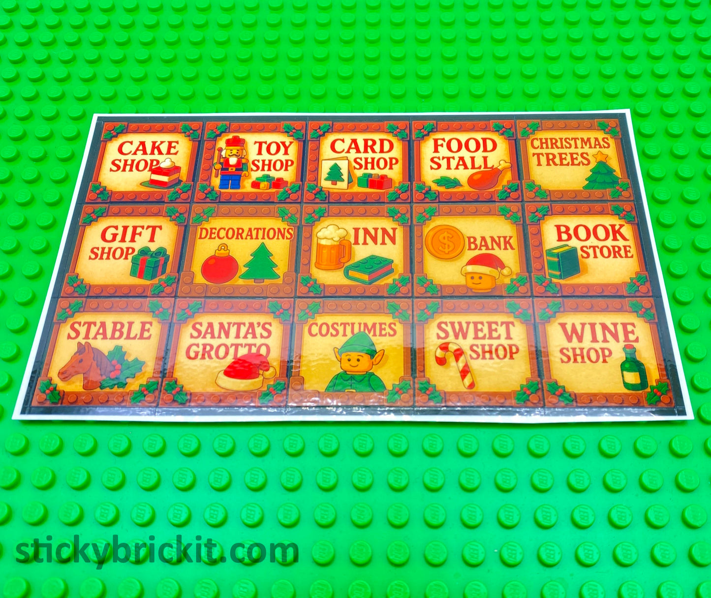 Christmas Winter Village Shop Signs (WINTER-11)