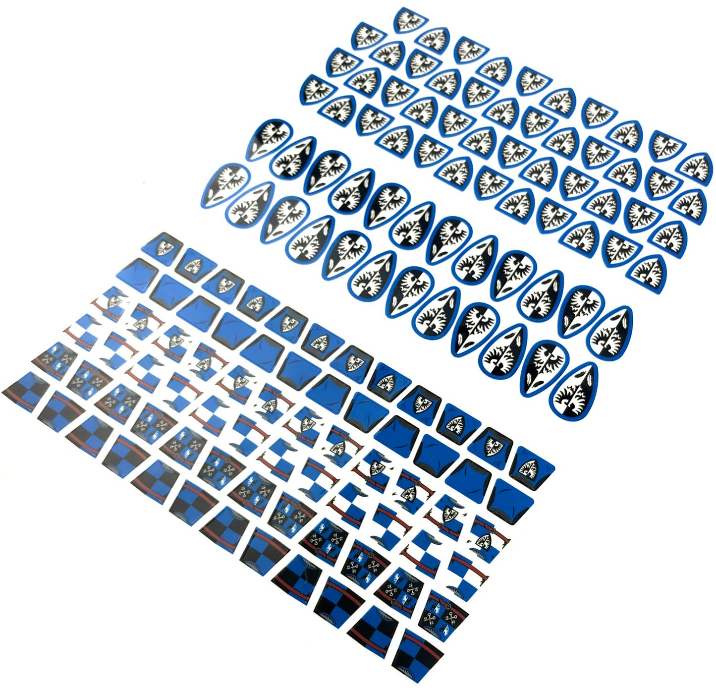 Black Falcons: Torso & Shield Stickers (CASTLE-BF-11)