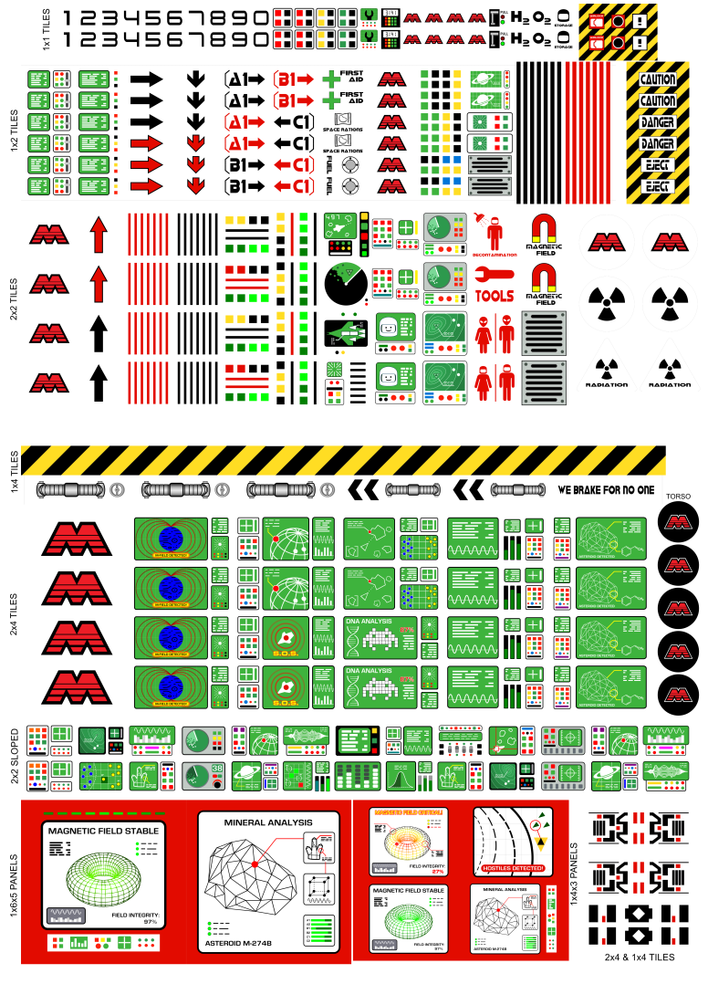 M-Tron: Multi-Sticker Sheet