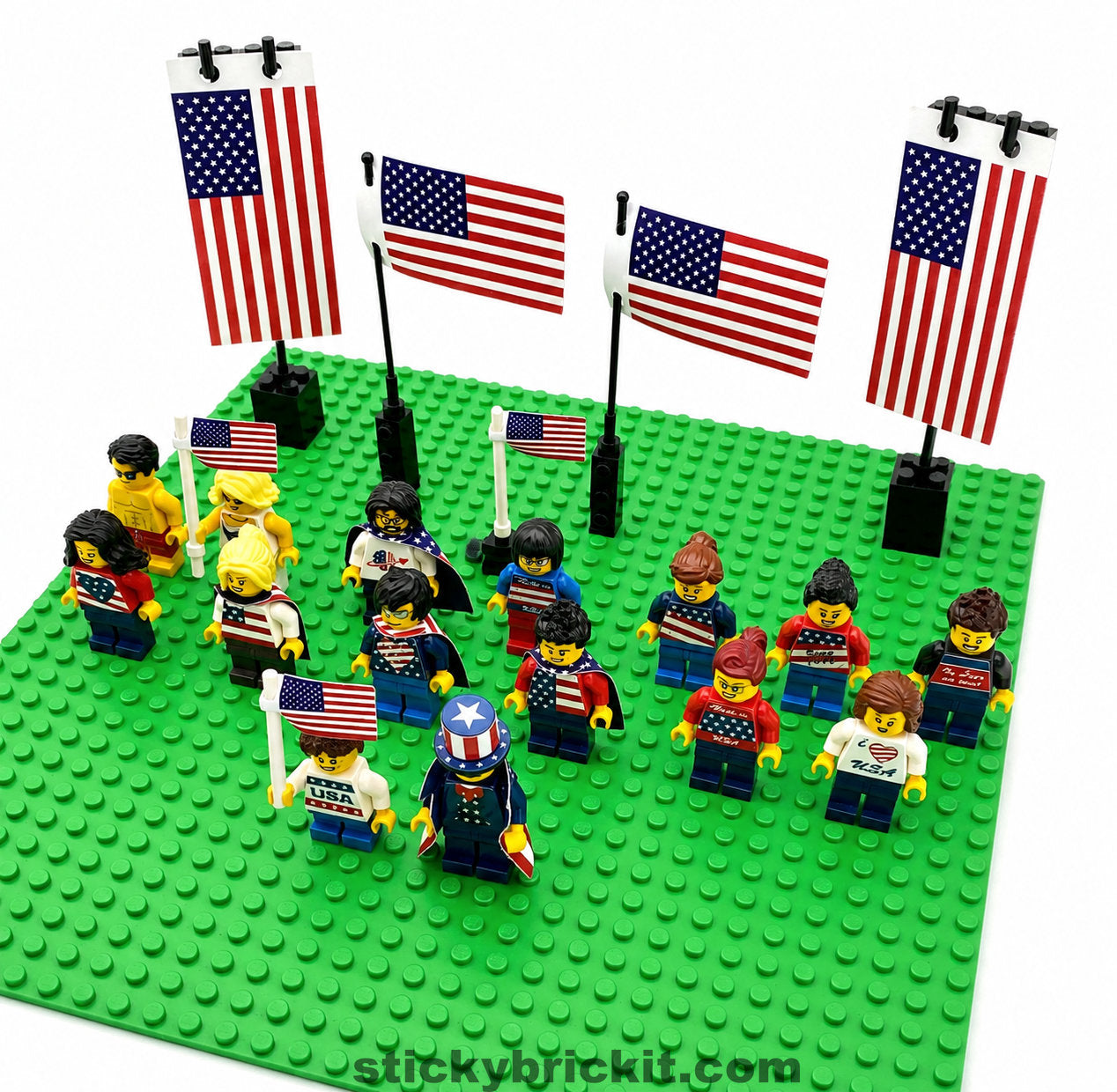 USA Flags, Capes & Stickers (FLAGS-USA-01)