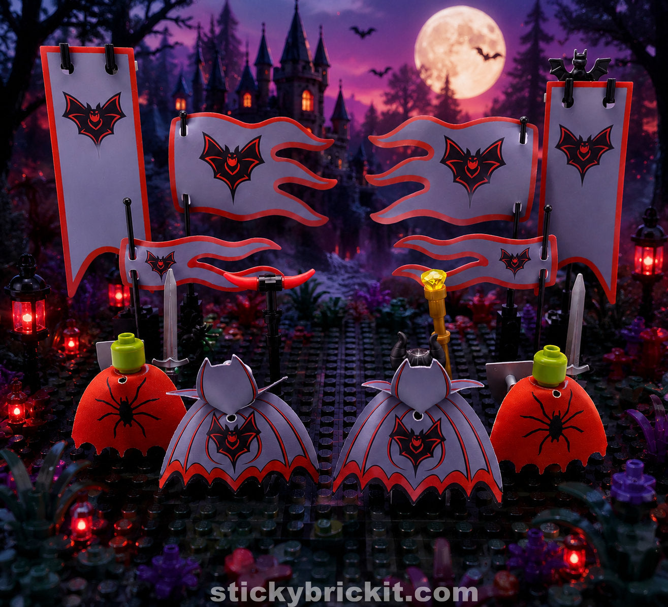 Fright Knights: Custom Cloaks, Pauldrons & Banners (CASTLE-FK-01-EXT)