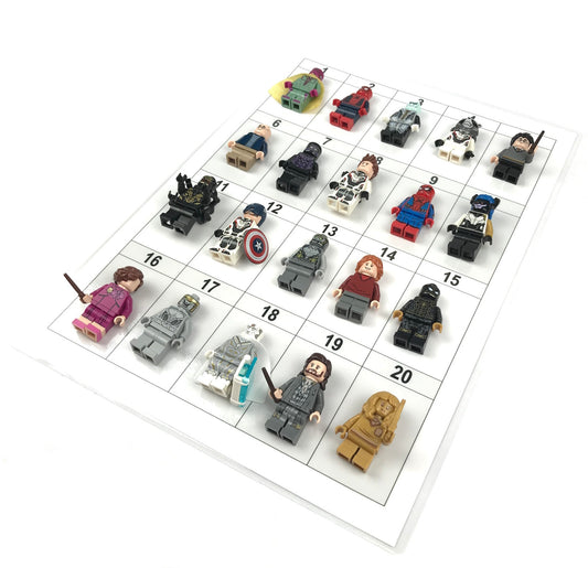 Minifigure ID Matrix Sheet