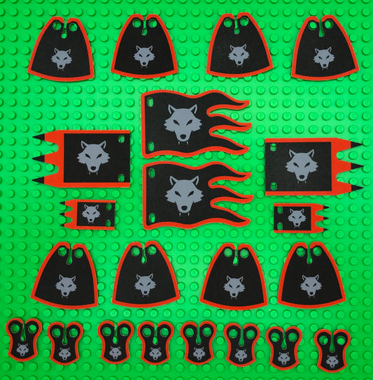 Wolfpack: Custom Cloaks, Pauldrons & Banners (CASTLE-WPN-01-REG)
