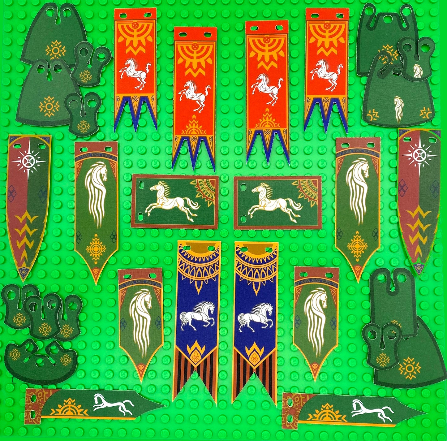 Rohan: x30 Banners & Capes LOTR-ROH-01)
