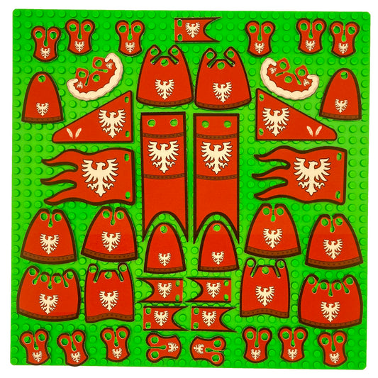 Red Falcons: Custom Cloaks, Pauldrons & Banners (CASTLE-RF-01-EXT)