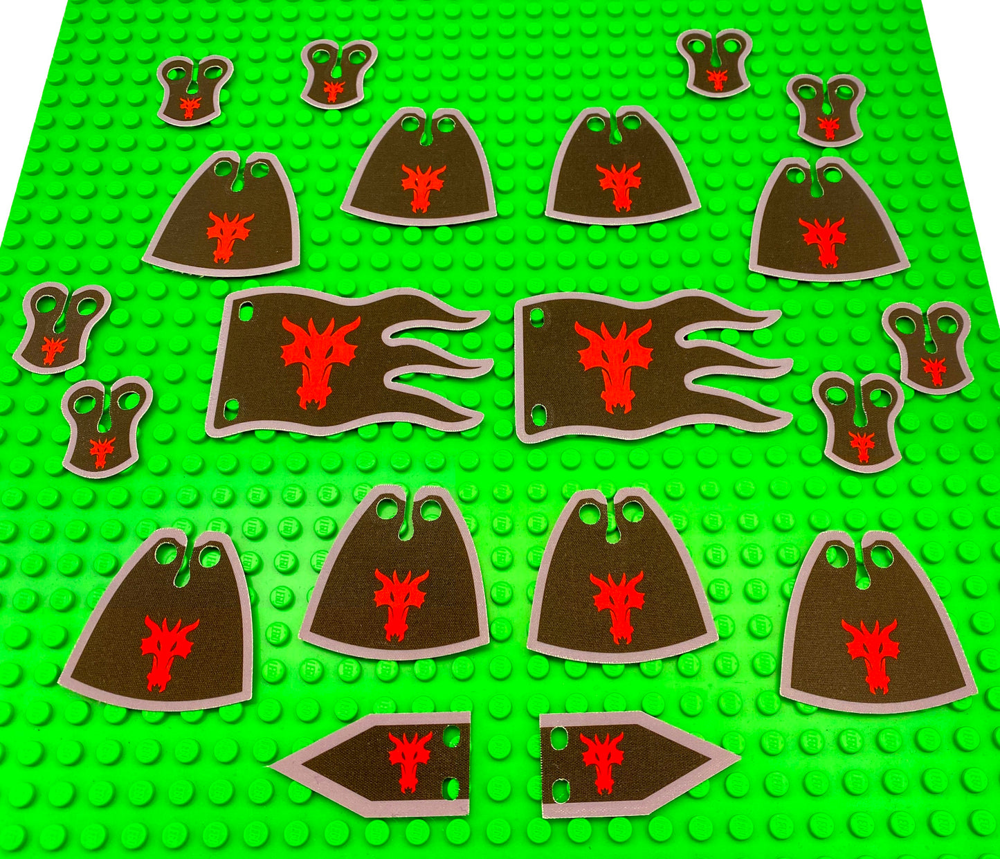 Red Dragons: Custom Cloaks, Pauldrons & Banners (CASTLE-RD-01-REG)