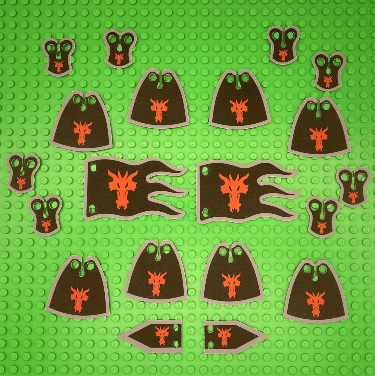 Red Dragons: Custom Cloaks, Pauldrons & Banners (CASTLE-RD-01-REG)