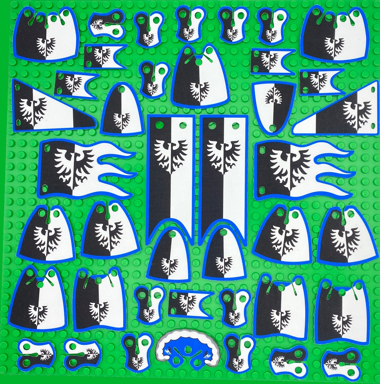 Black Falcons (Modern): Custom Cloaks, Pauldrons & Banners (CASTLE-BF-10-EXT)