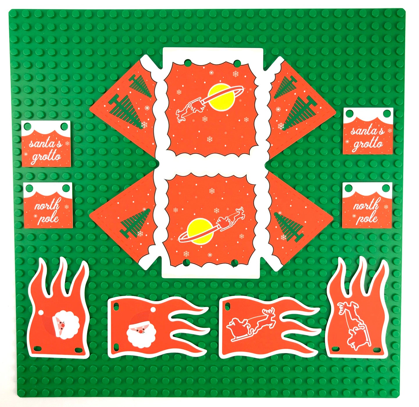 Santa's Christmas Grotto & Stickers (WINTER-07)