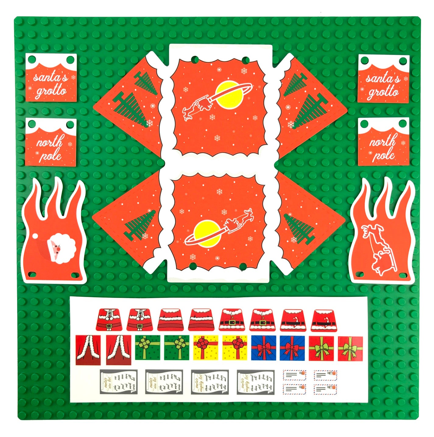 Santa's Christmas Grotto & Stickers (WINTER-07)