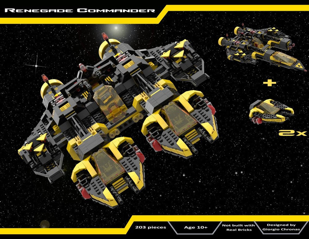 Space & Blacktron MOC Instructions (Some Free!)