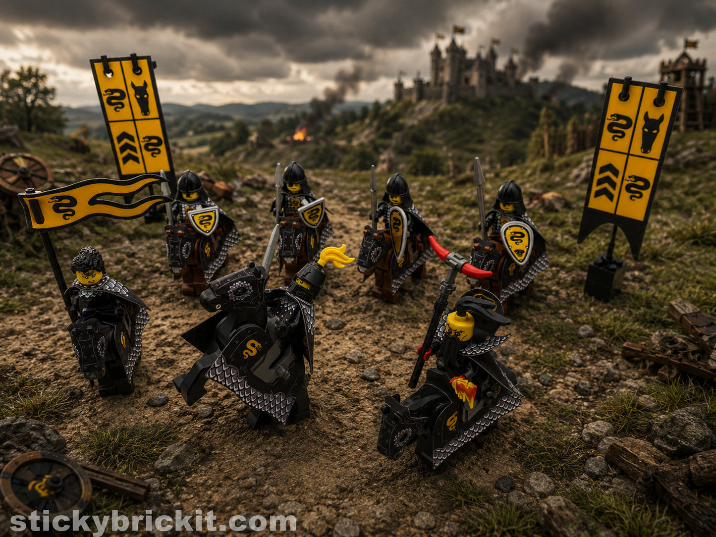 Serpent Knights: Horse Bardings & Banners (CASTLE-SK-03)