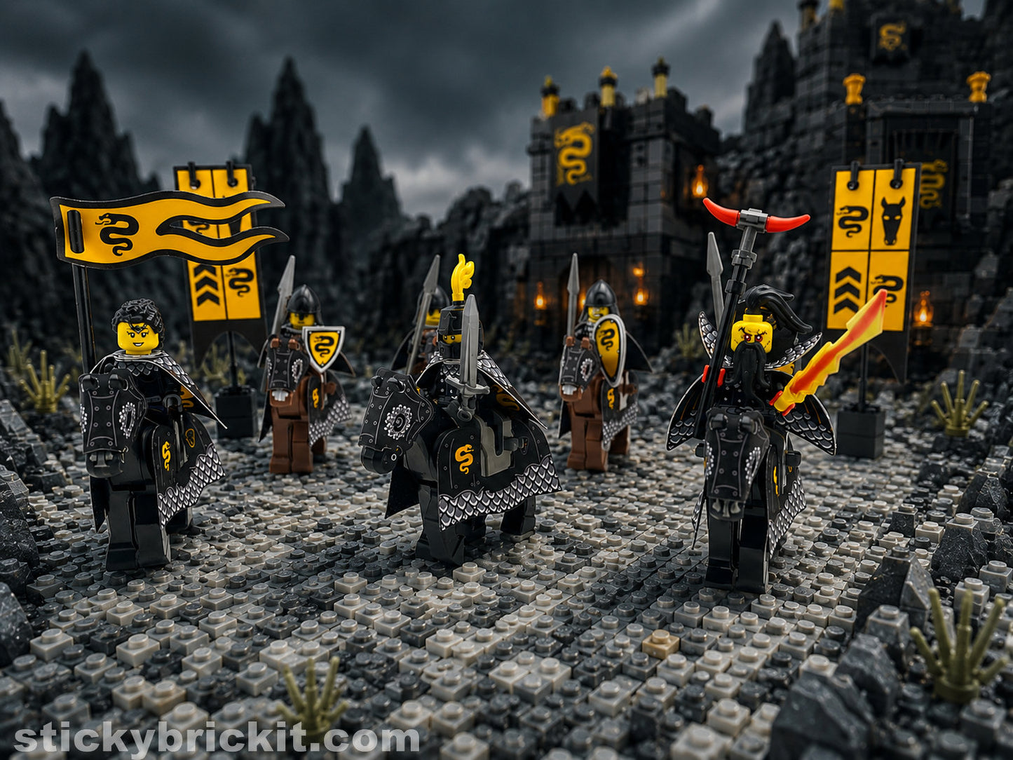 Serpent Knights: Horse Bardings & Banners (CASTLE-SK-03)