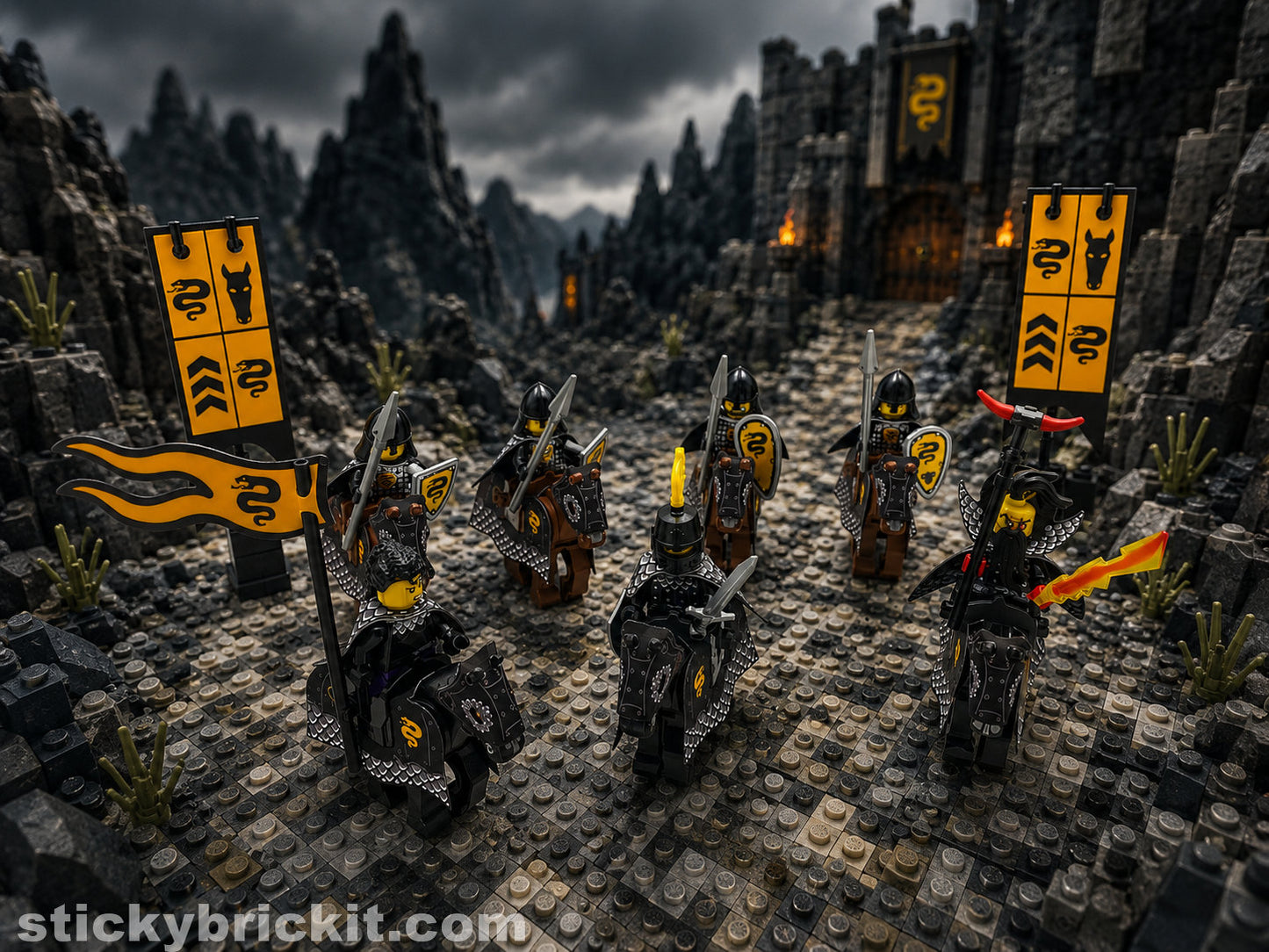 Serpent Knights: Horse Bardings & Banners (CASTLE-SK-03)