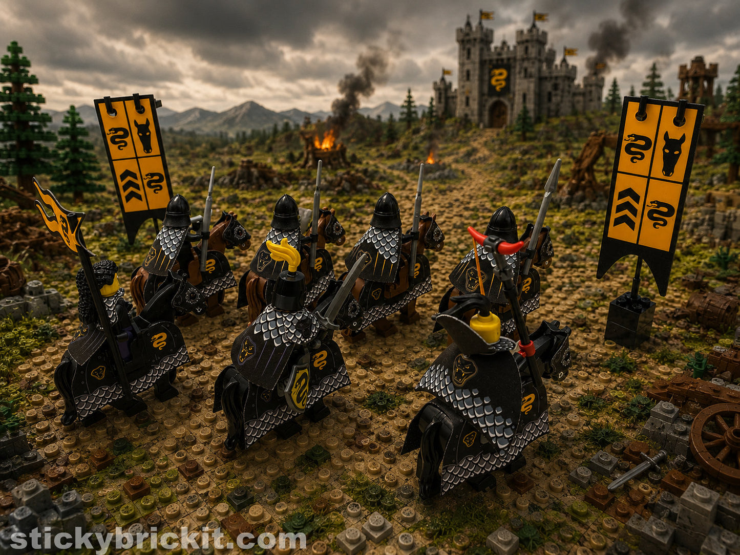 Serpent Knights: Horse Bardings & Banners (CASTLE-SK-03)
