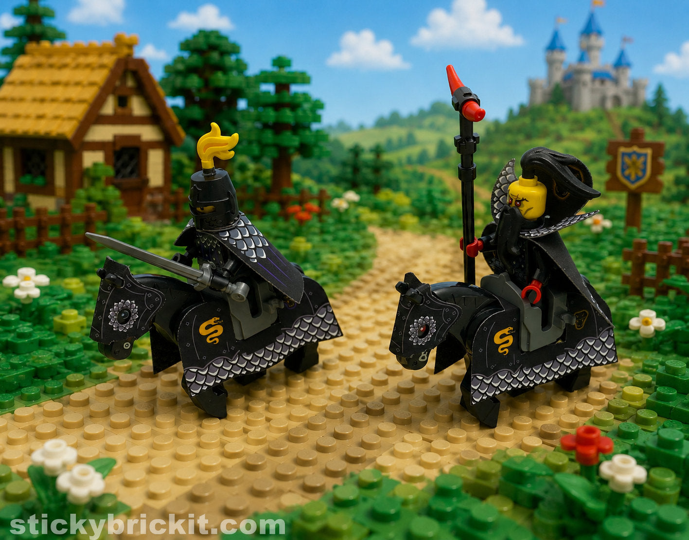 Serpent Knights: Horse Bardings & Banners (CASTLE-SK-03)