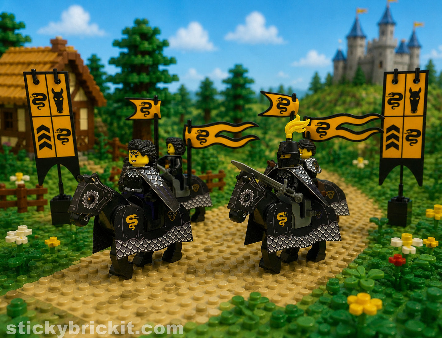 Serpent Knights: Horse Bardings & Banners (CASTLE-SK-03)