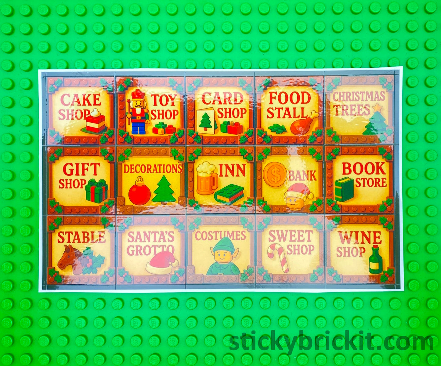 Christmas Winter Village Shop Signs (WINTER-11)