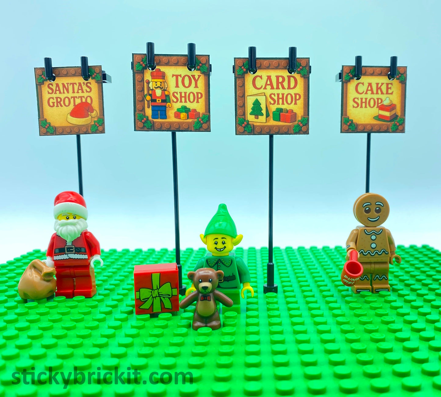 Christmas Winter Village Shop Signs (WINTER-11)