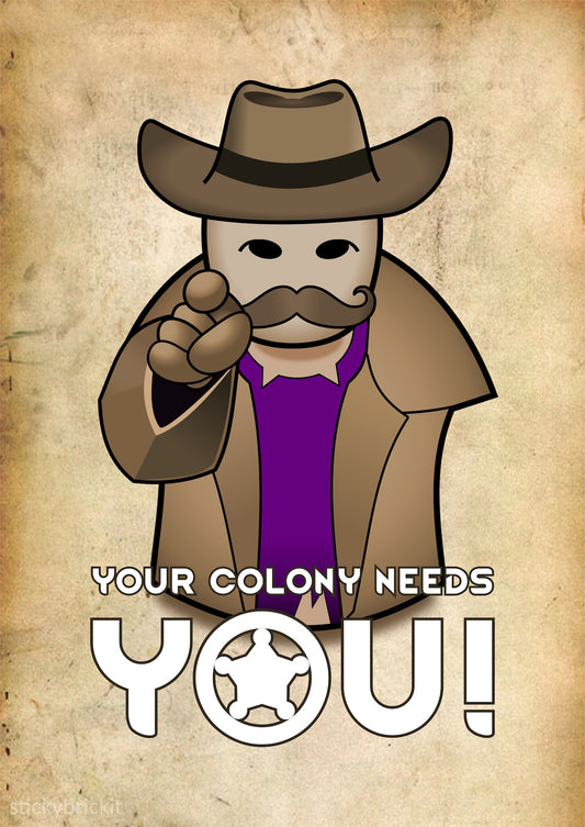 FREE Poster: Your Colony Needs YOU!